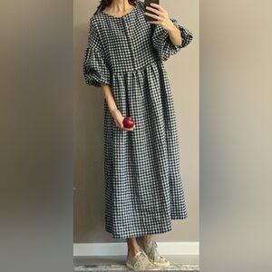 SimplyGreyLife linen dress OLIVIA S/M
